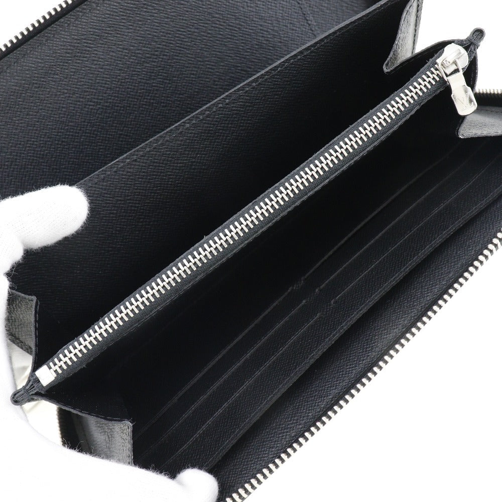 Louis Vuitton Black Leather Zippy Organizer