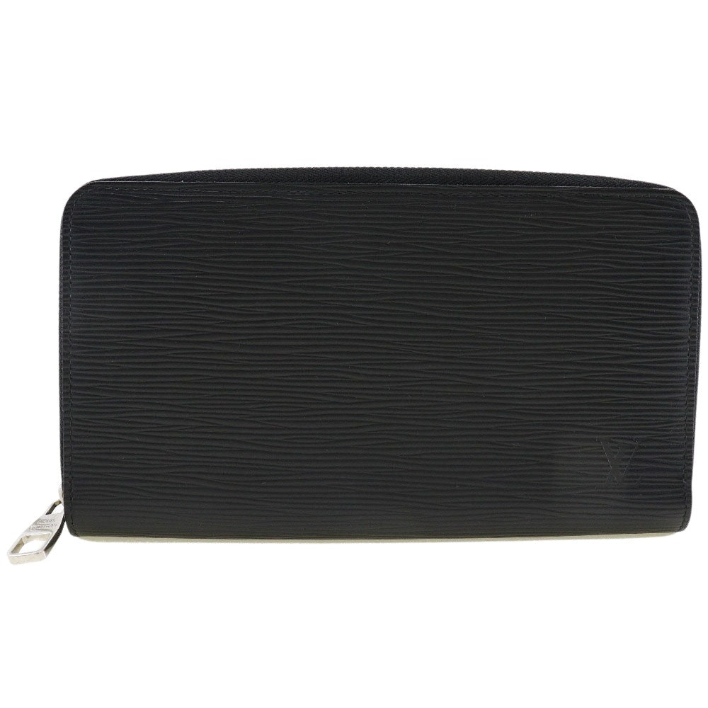 Louis Vuitton Black Leather Zippy Organizer