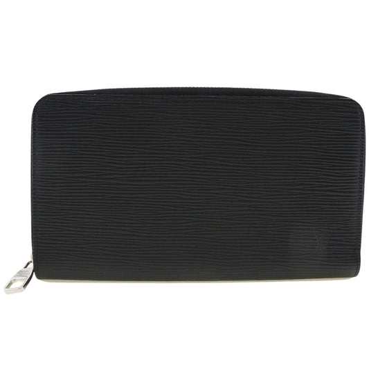 Louis Vuitton Black Leather Zippy Organizer