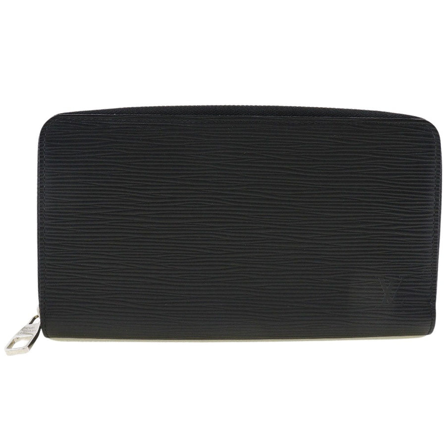 Louis Vuitton Black Leather Zippy Organizer