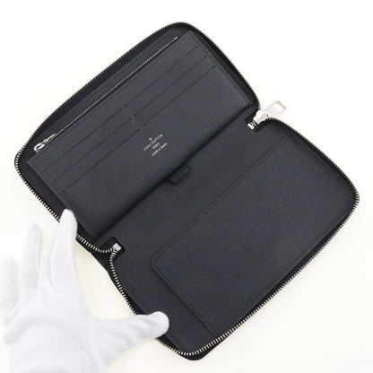 Louis Vuitton Black Leather Zippy Organizer