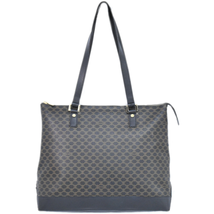 Celine Structured Tote Bag with Zip Closure