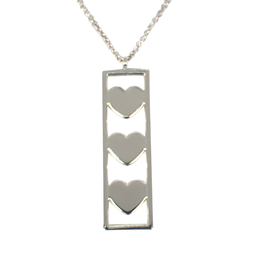 Tiffany & Co. Three Hearts Pendant Necklace