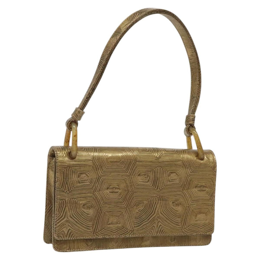 Prada Geometric Pattern Leather Shoulder Bag