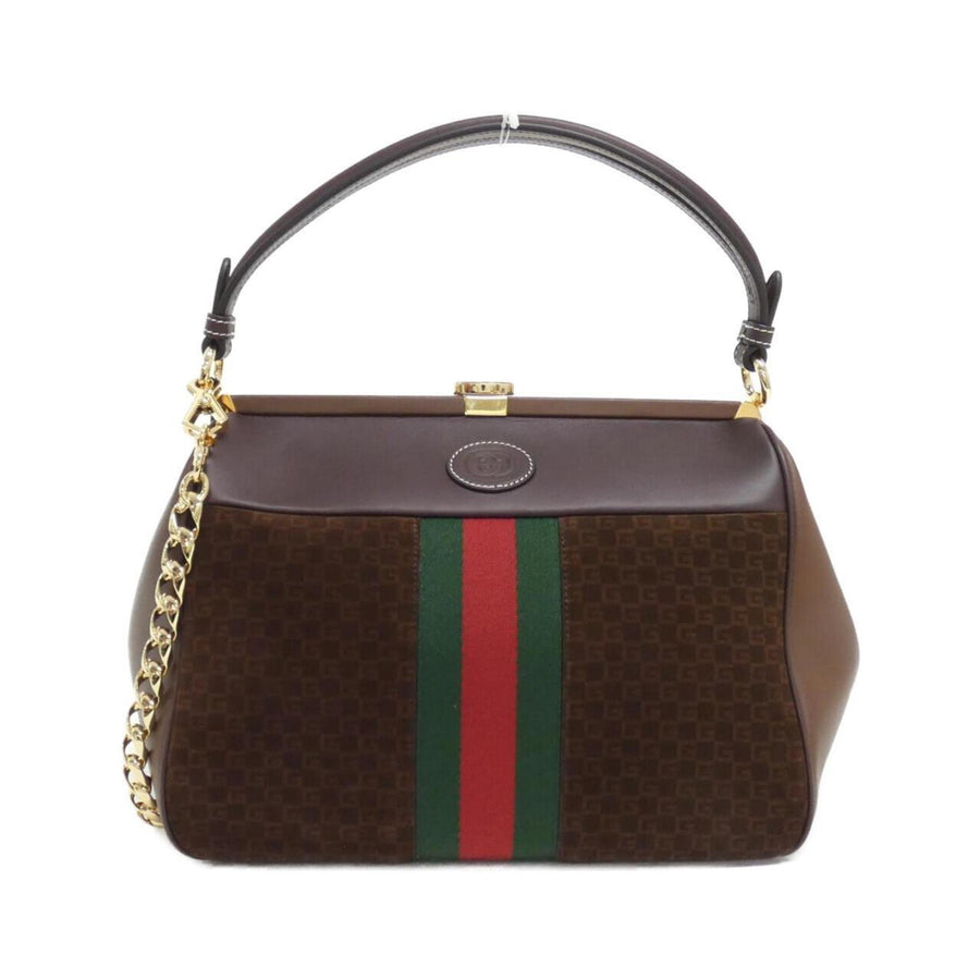 Gucci GG Pattern Handbag with Chain Strap