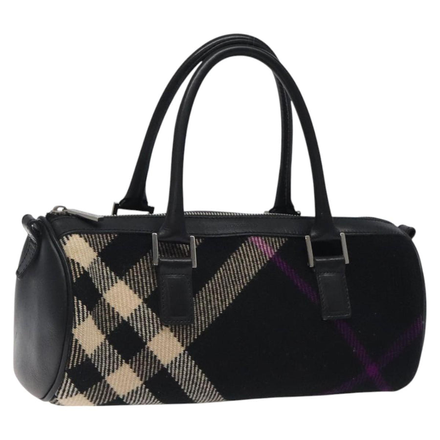 Burberry Cylinder Handbag with Zip Closure