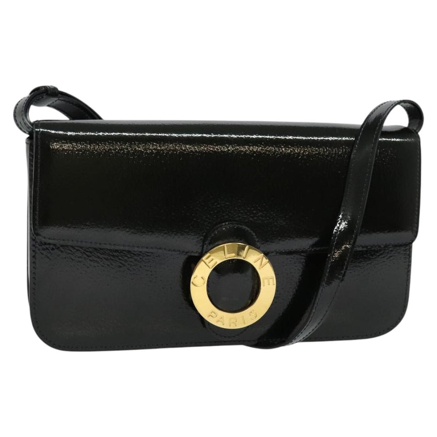 Celine Cline Patent Leather Shoulder Bag