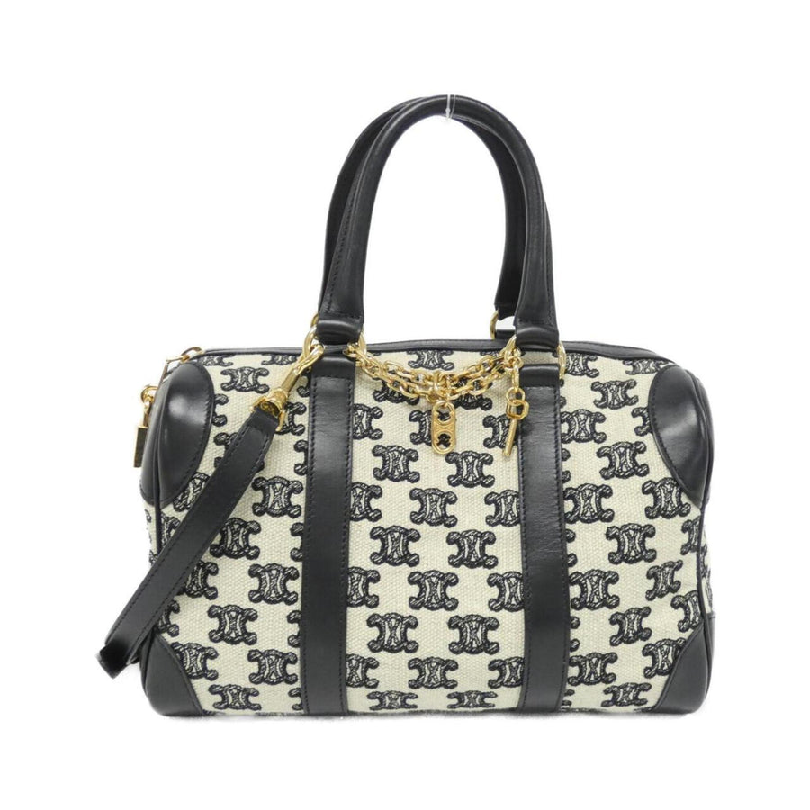 Celine Monogram Canvas Shoulder Bag