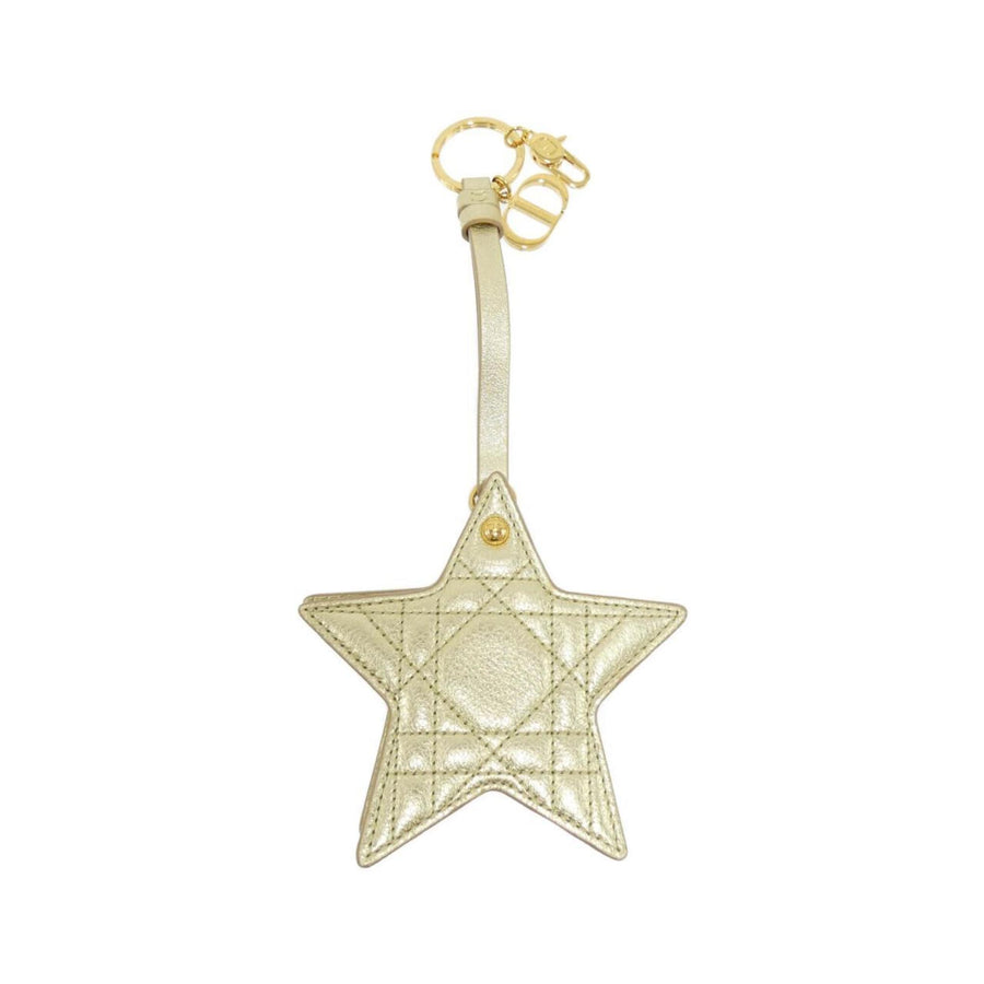 Dior Star Keychain Leather Charm