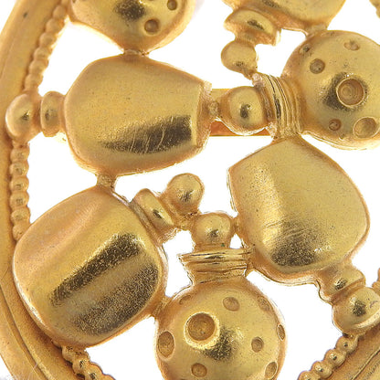 Dior Gold Gold Plated Brooch