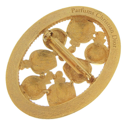 Dior Gold Gold Plated Brooch