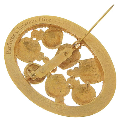 Dior Gold Gold Plated Brooch