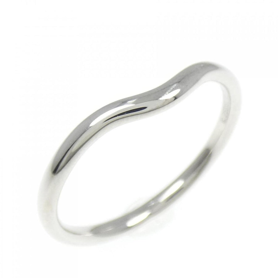 Tiffany & Co. Curved Platinum Band with Polished Finish