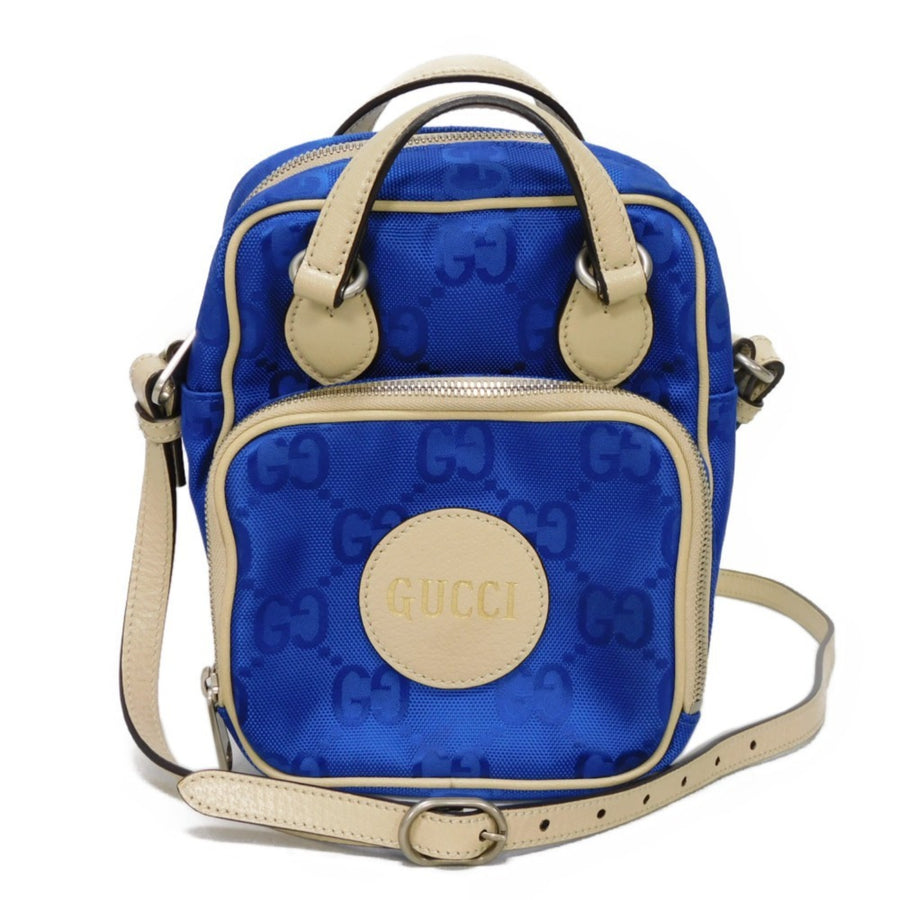 Gucci Nylon Crossbody Bag with Adjustable Strap and Multiple Compartments