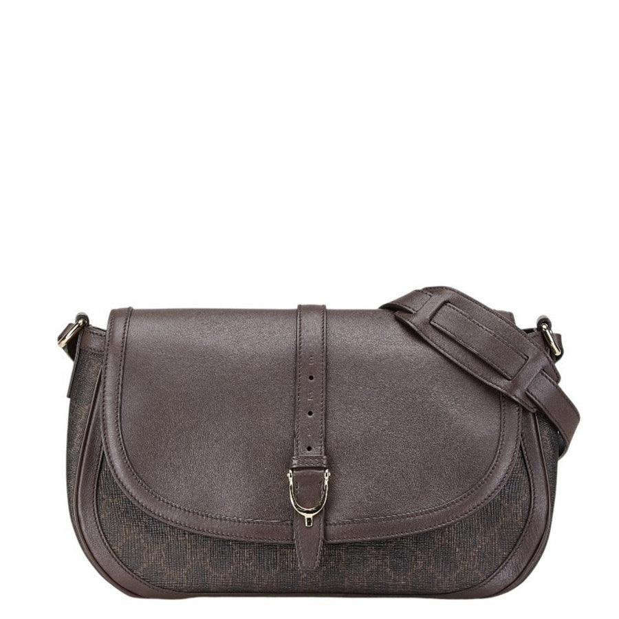 Gucci GG Supreme Leather Bag with Minor Wear
