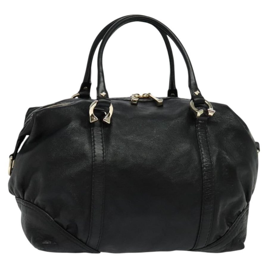 Gucci Leather Tote Bag with Handle Drop and Metal Fittings
