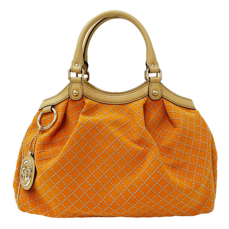 Gucci Canvas Tote Bag with Dust Bag and Manual