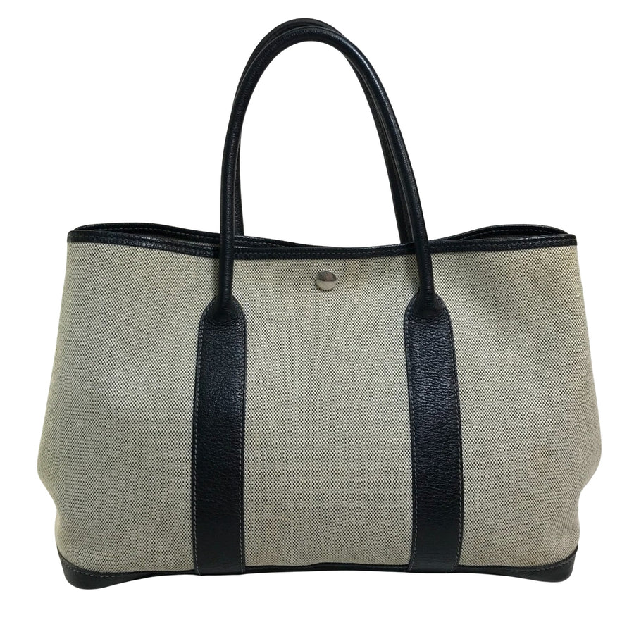 Hermes Luxurious Canvas Tote Bag with Dust Bag