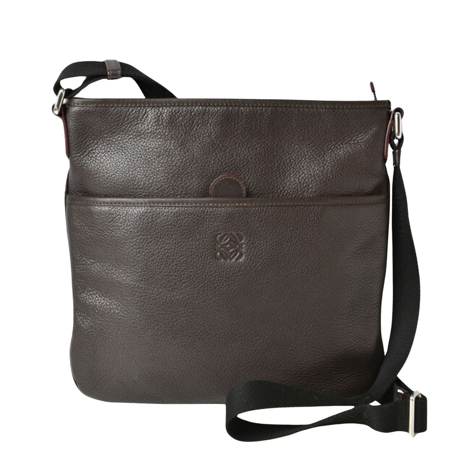 Loewe Leather Anagram Bag with Minor Stains and Rubbing