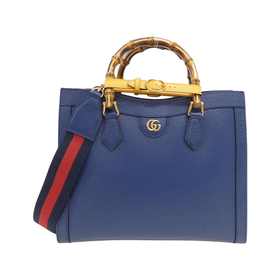 Gucci Leather Tote Bag with Dust Bag and Shoulder Strap