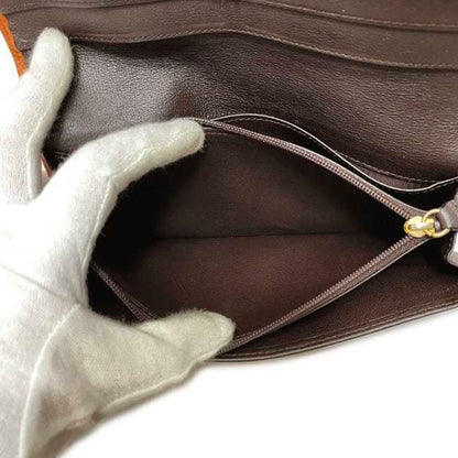 Loewe Orange Leather Wallet