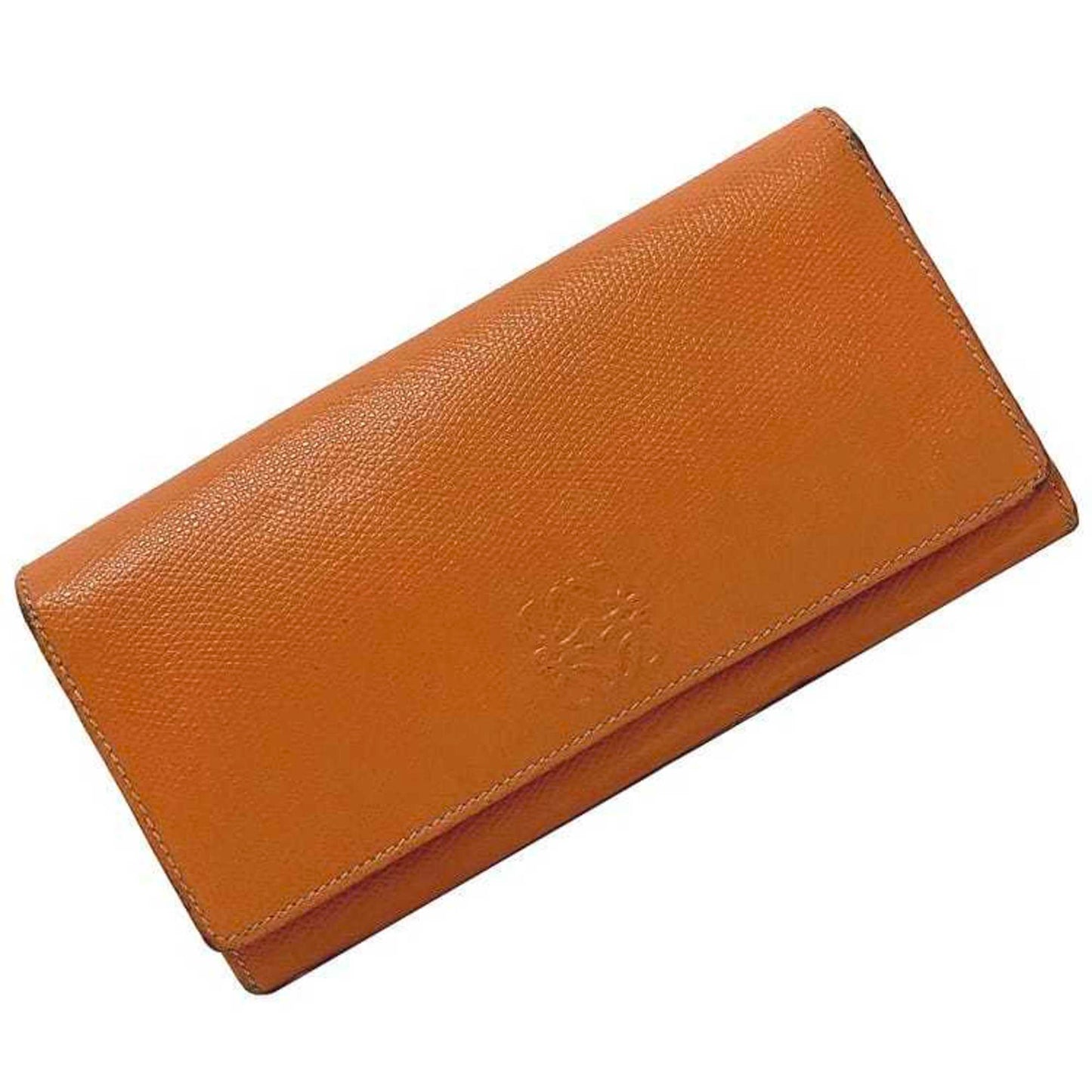 Loewe Orange Leather Wallet
