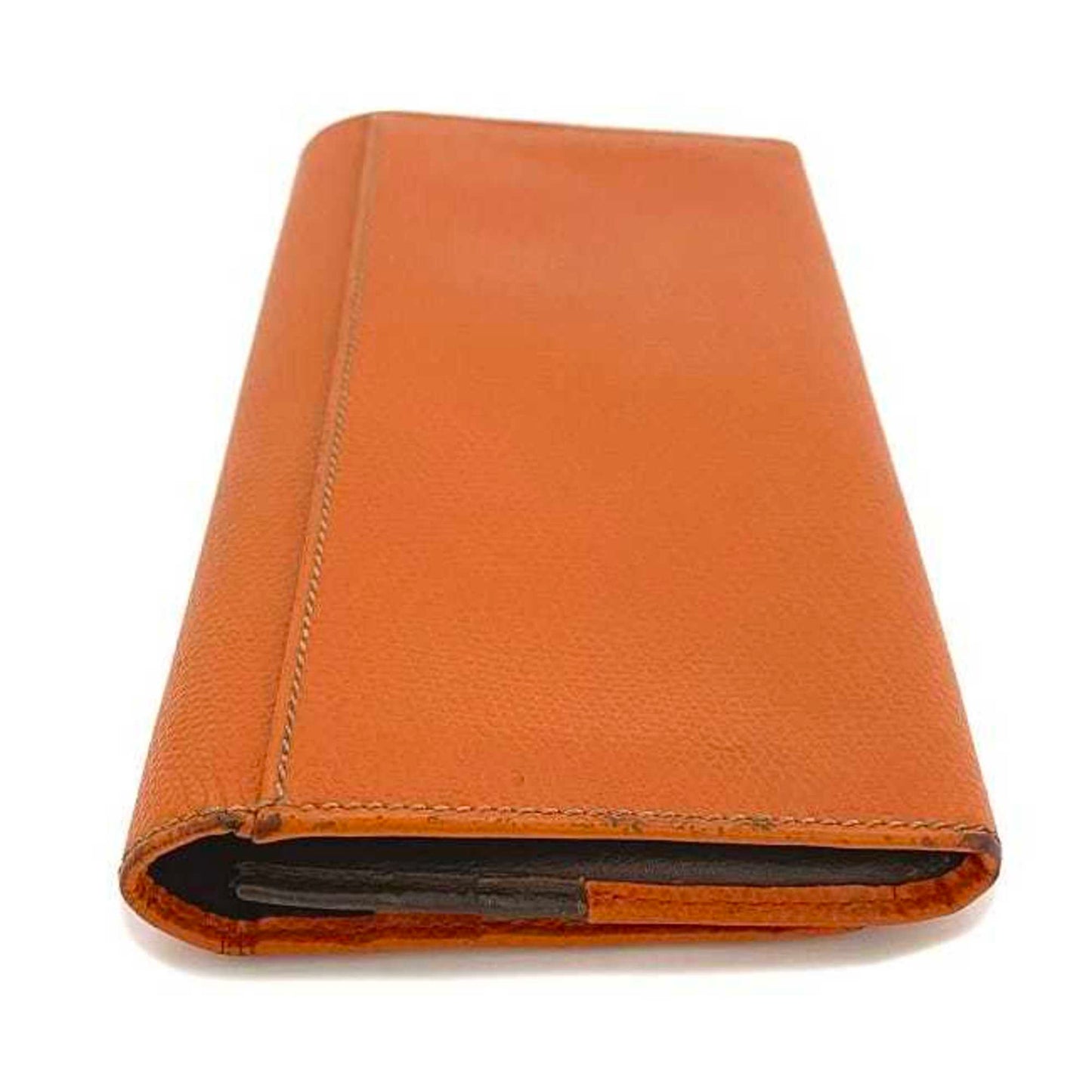 Loewe Orange Leather Wallet