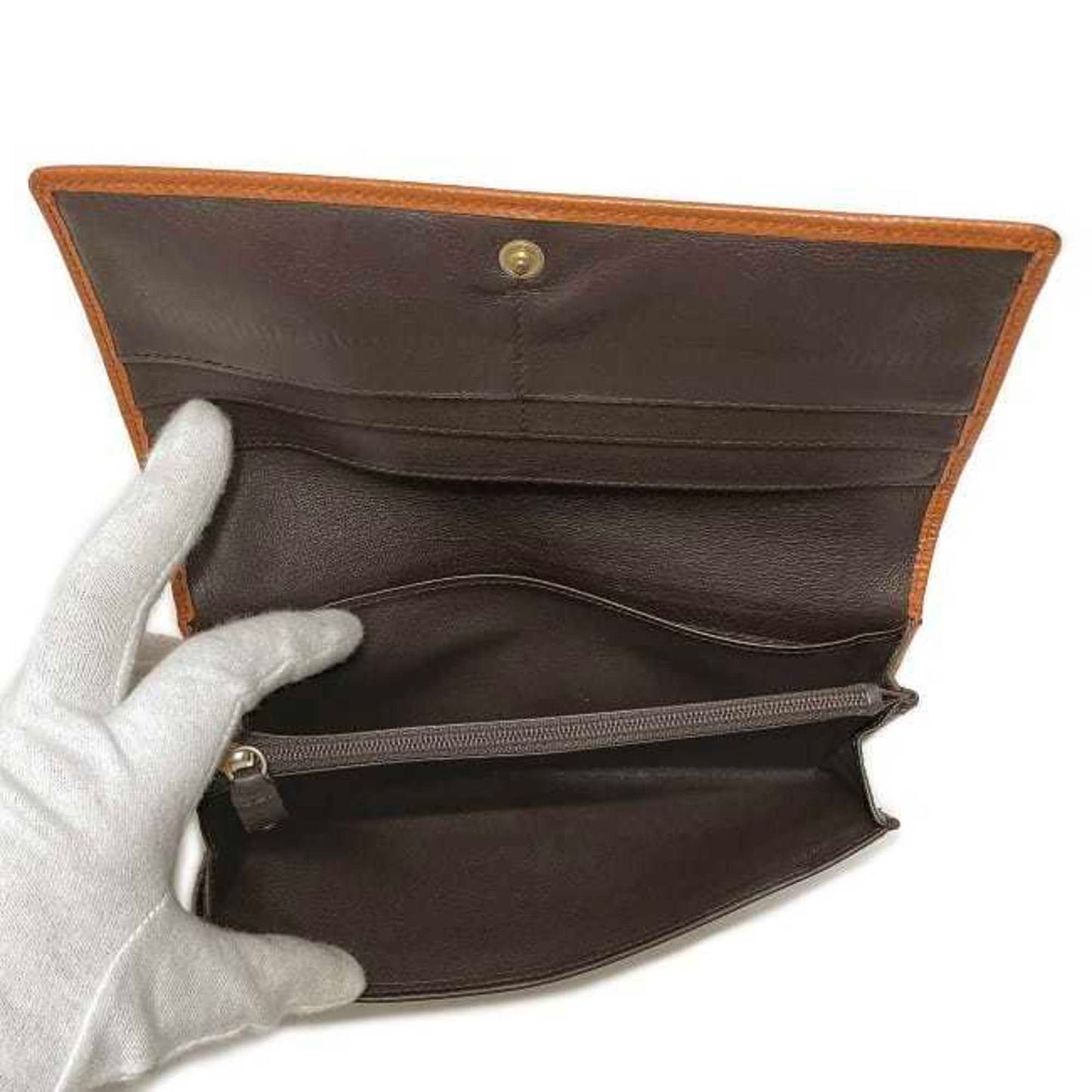Loewe Orange Leather Wallet