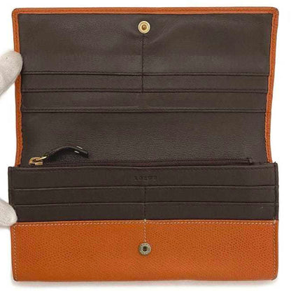 Loewe Orange Leather Wallet