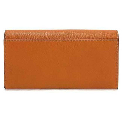 Loewe Orange Leather Wallet