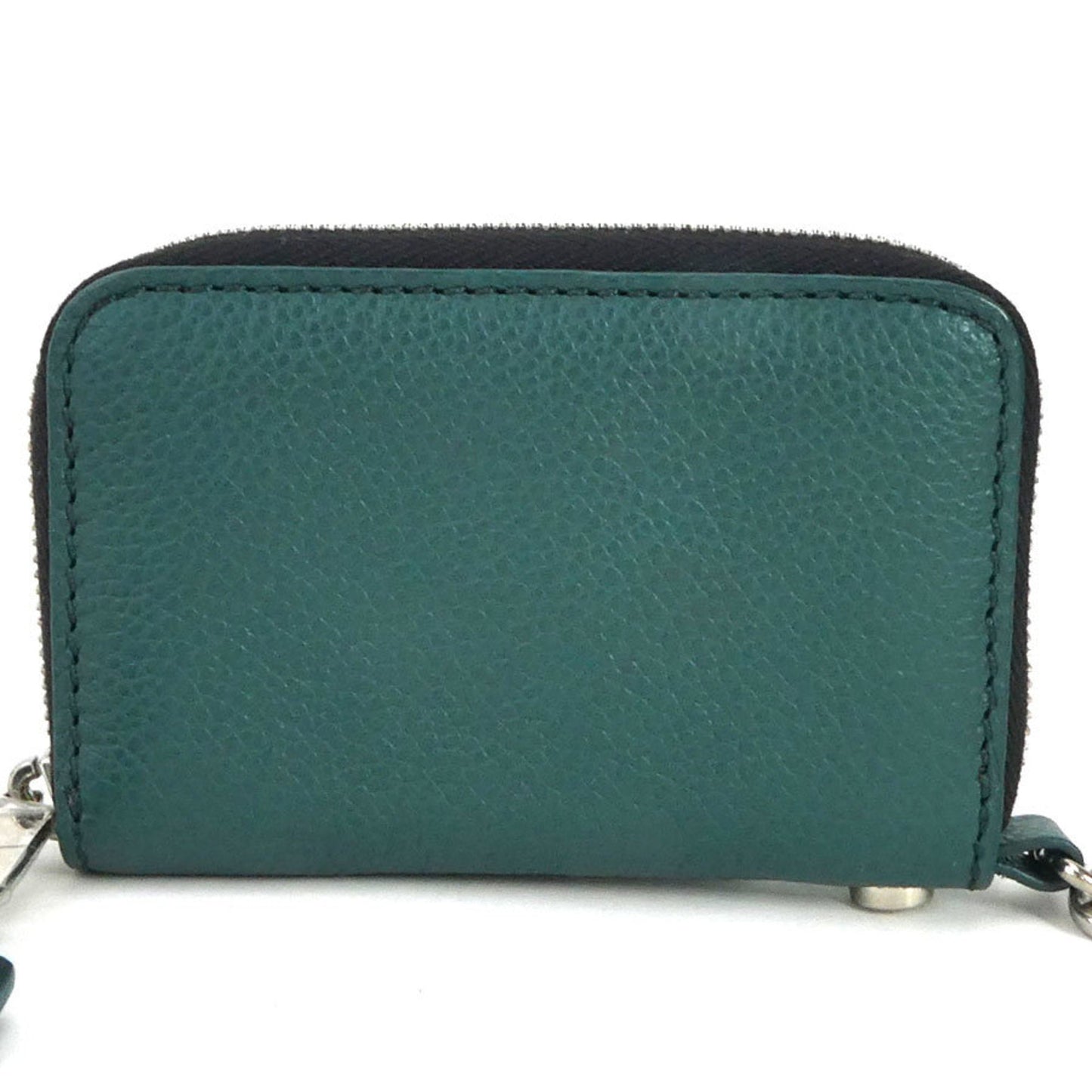 Burberry Green Leather Wallet