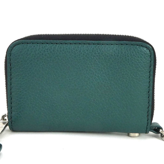 Burberry Green Leather Wallet
