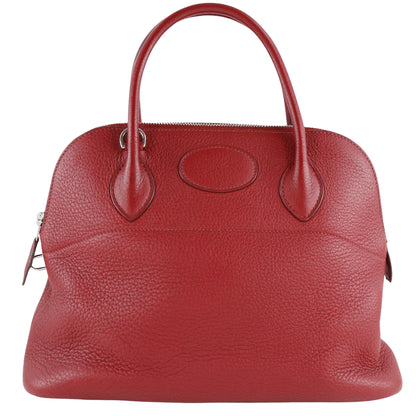 Hermès Red Leather Bolide