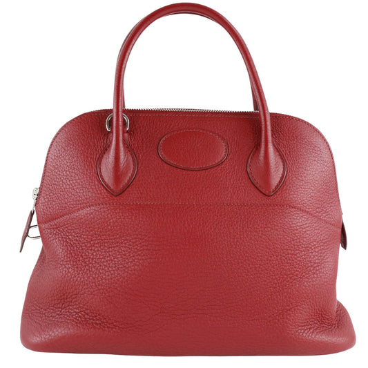 Hermès Red Leather Bolide