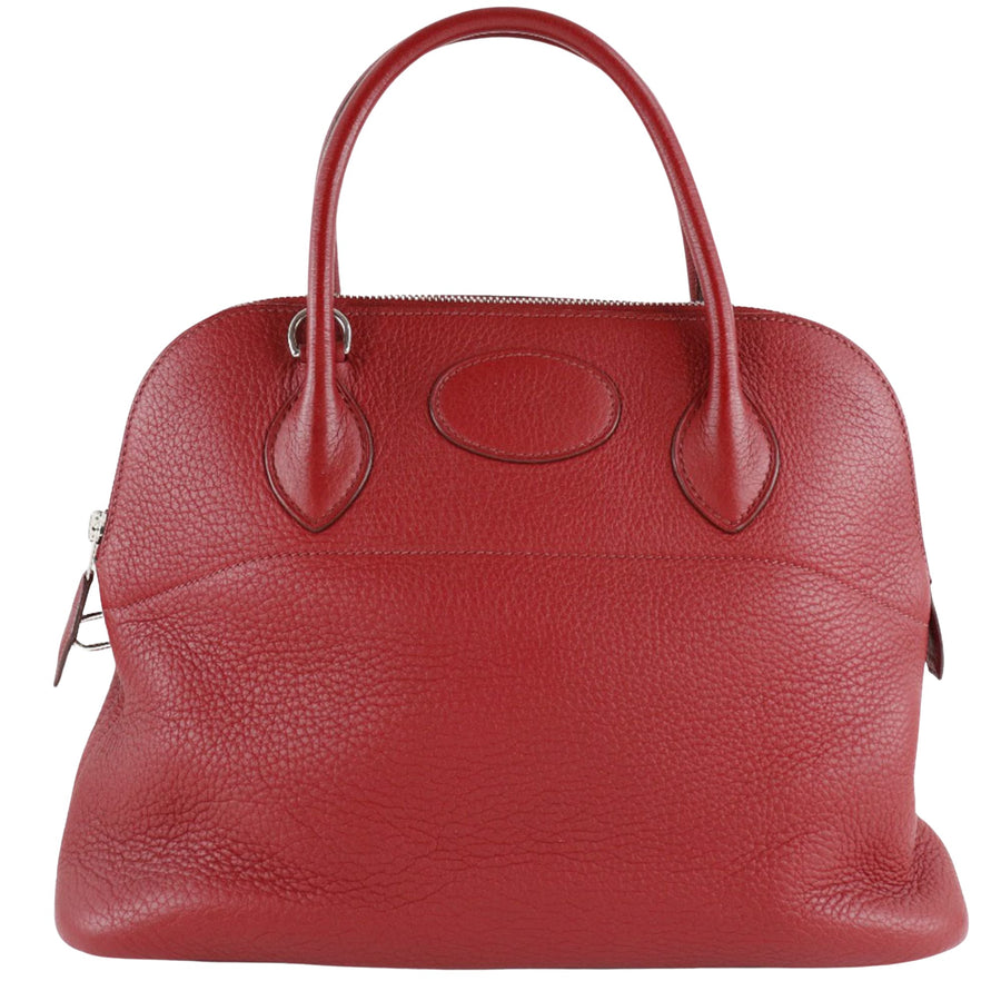 Hermès Red Leather Bolide