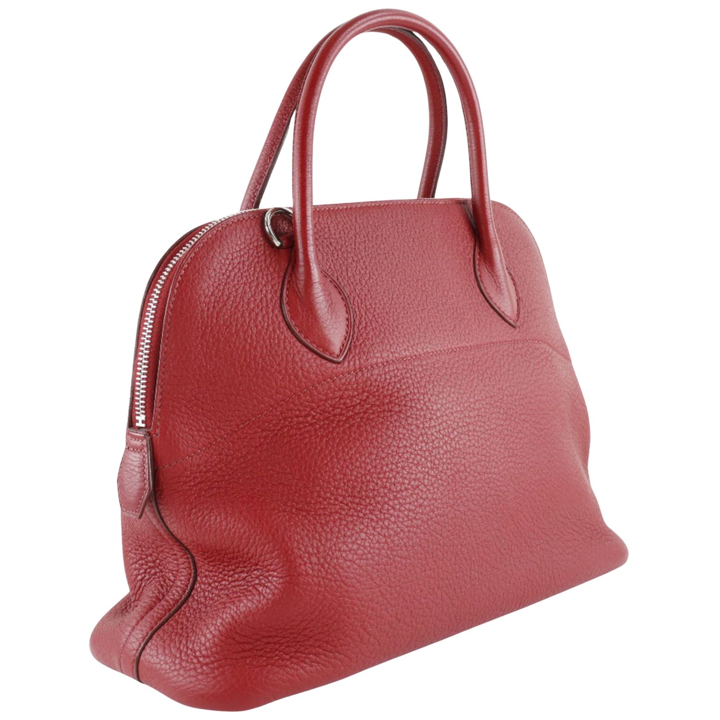 Hermès Red Leather Bolide