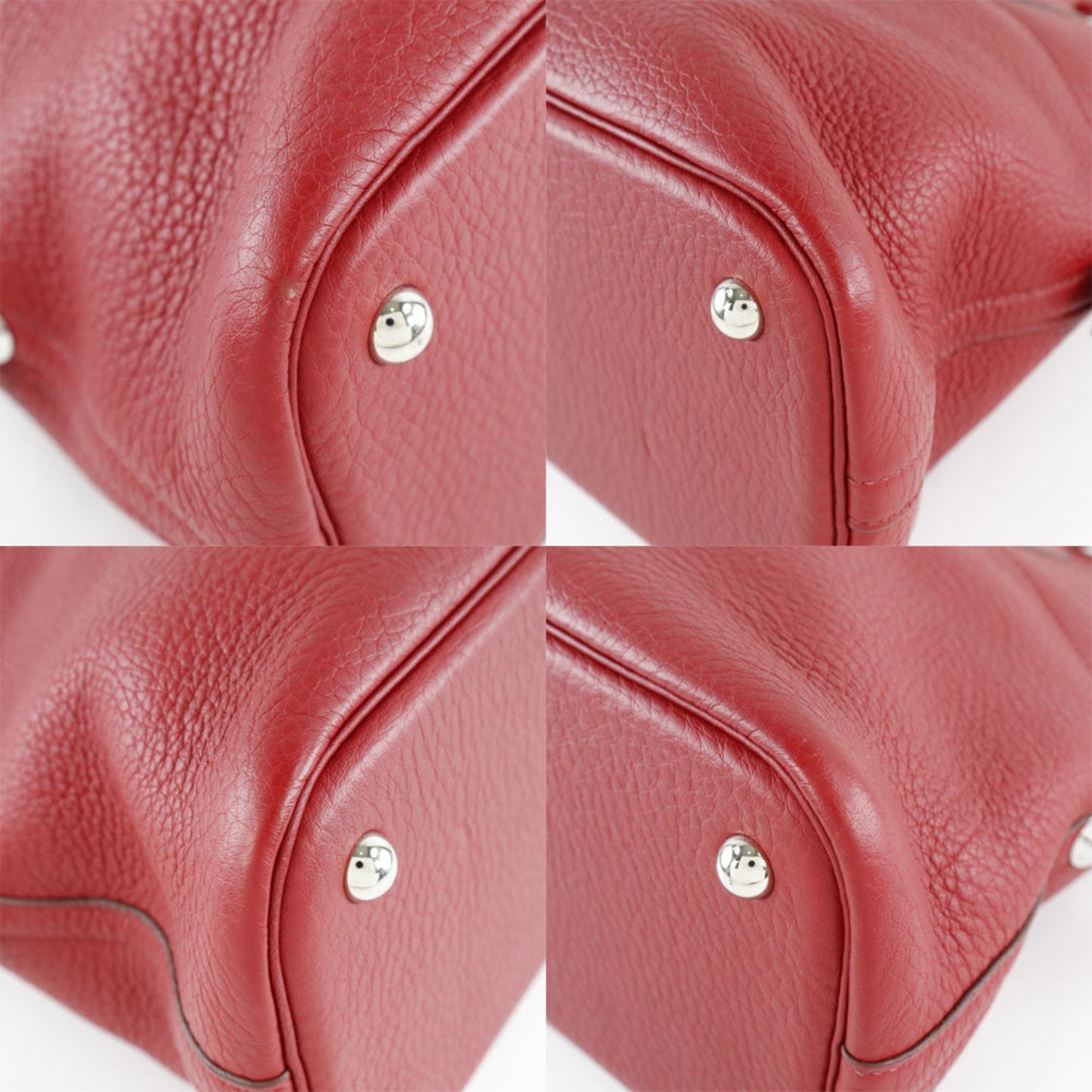 Hermès Red Leather Bolide