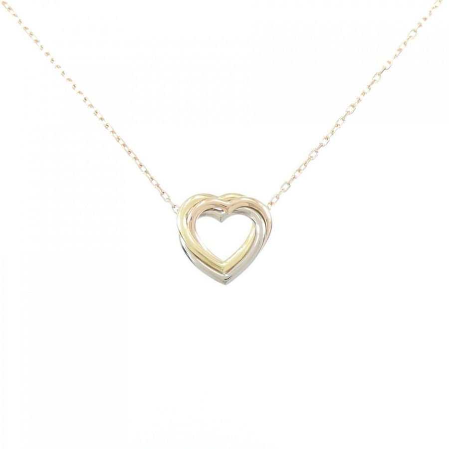 Cartier TriColor Heart Pendant Necklace