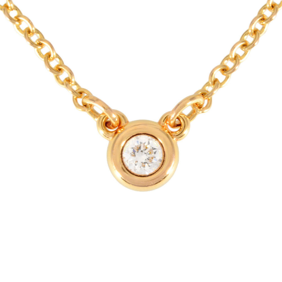 Tiffany & Co. Bezet Diamond Pendant Necklace