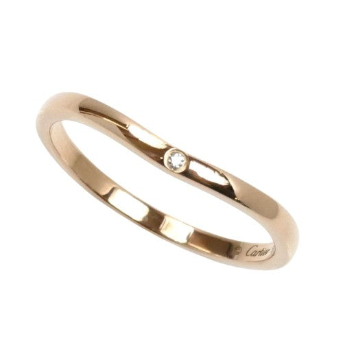 Cartier Rose Gold Diamond Accent Ring