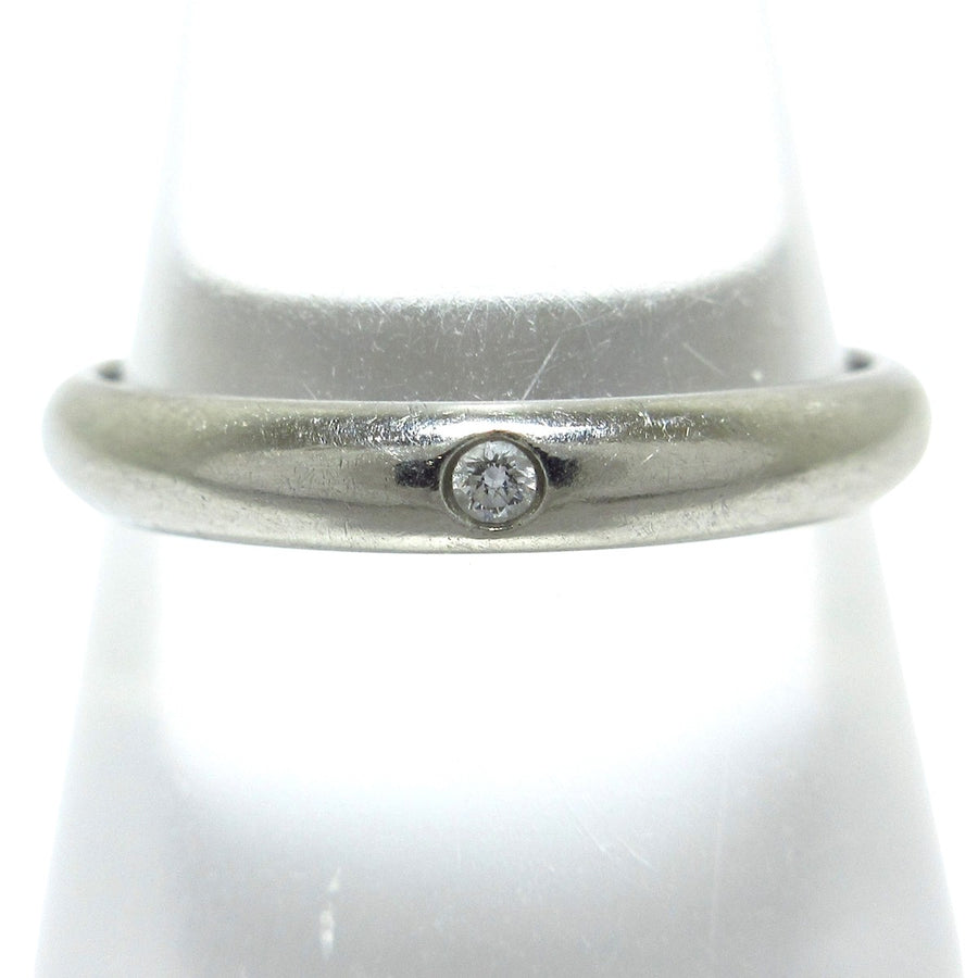 Cartier Platinum Diamond Solitaire Ring