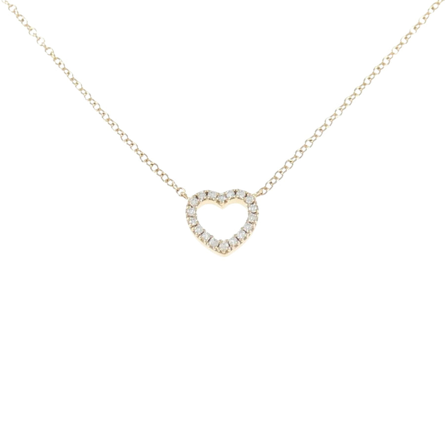 Tiffany & Co. Heart Diamond Pendant Necklace