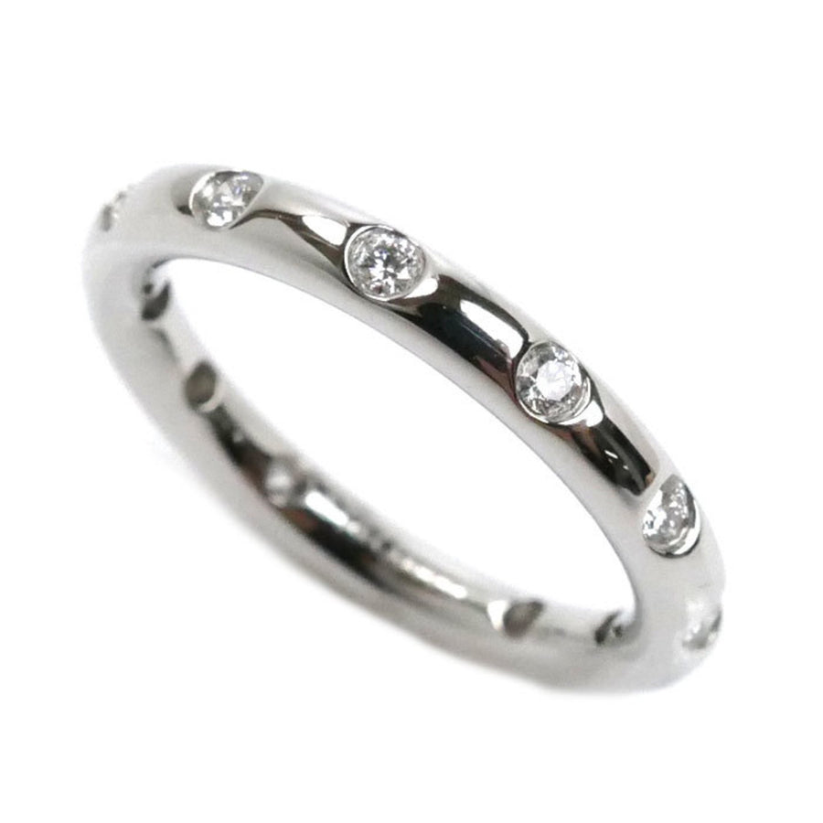 Tiffany & Co. Platinum Diamond Bezel Ring