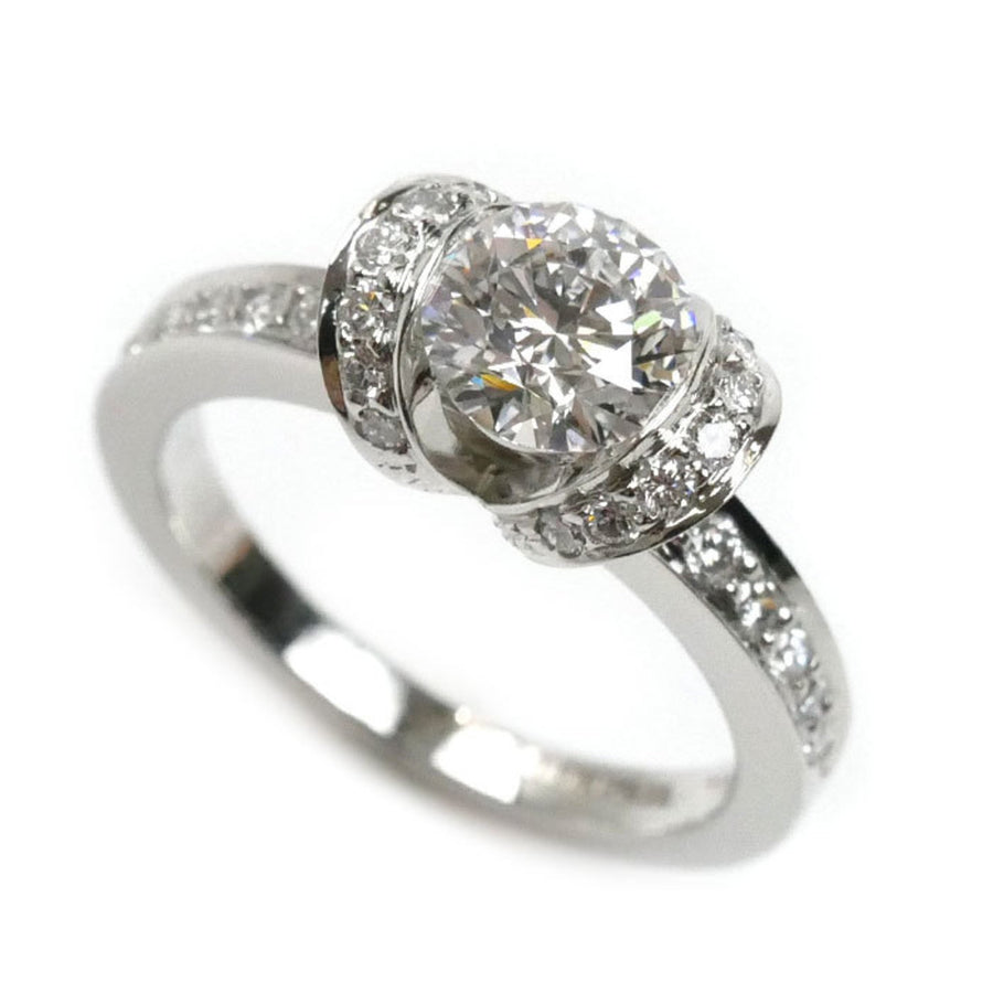 Tiffany & Co. Platinum Diamond Knot Ring