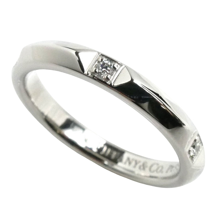 Tiffany & Co. Platinum Diamond Band Ring
