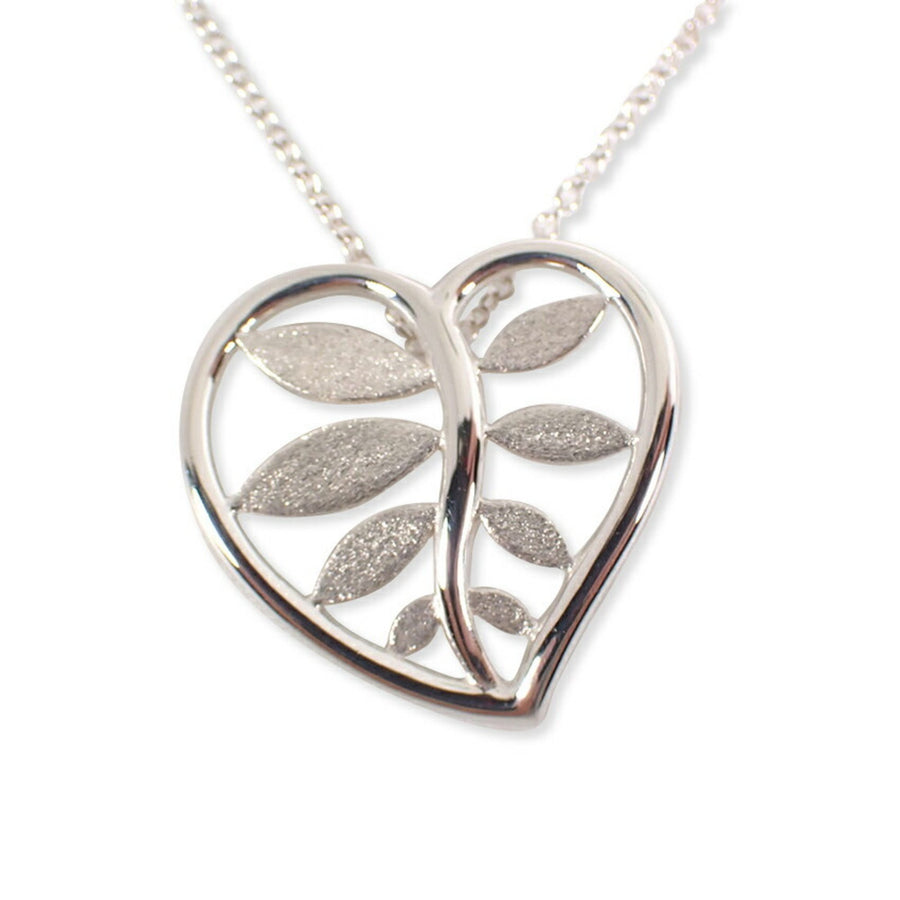 Tiffany & Co. Heart Leaf Pendant Necklace