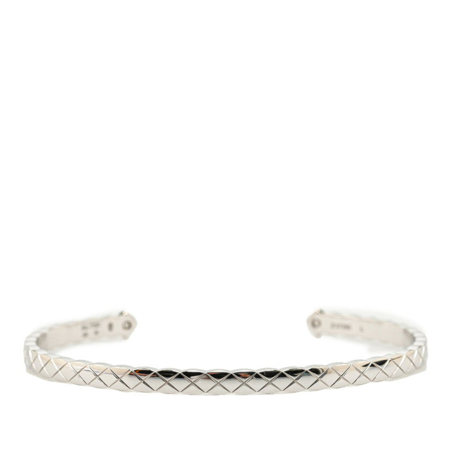 Chanel Quilted Pattern Cuff Bracelet