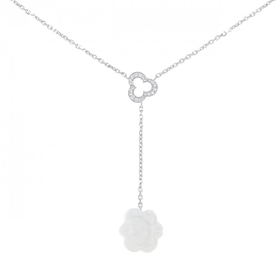 Chanel Camelia Flower Pendant Necklace