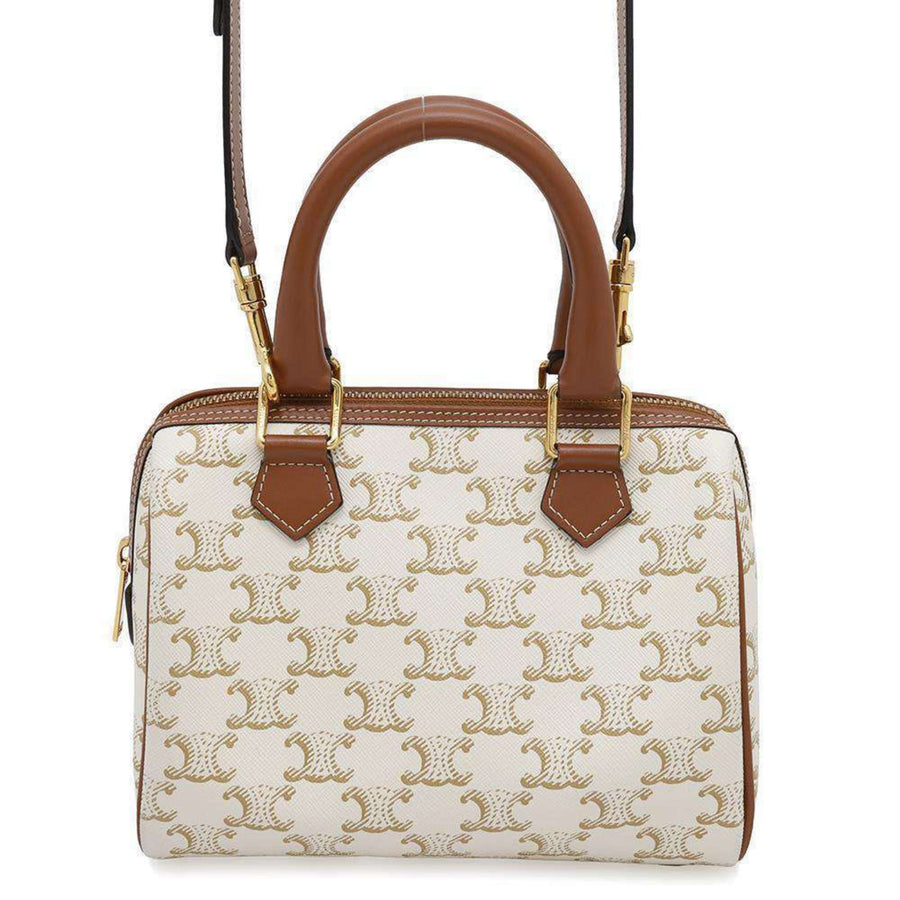 Celine Ava Triomphe Canvas Handbag