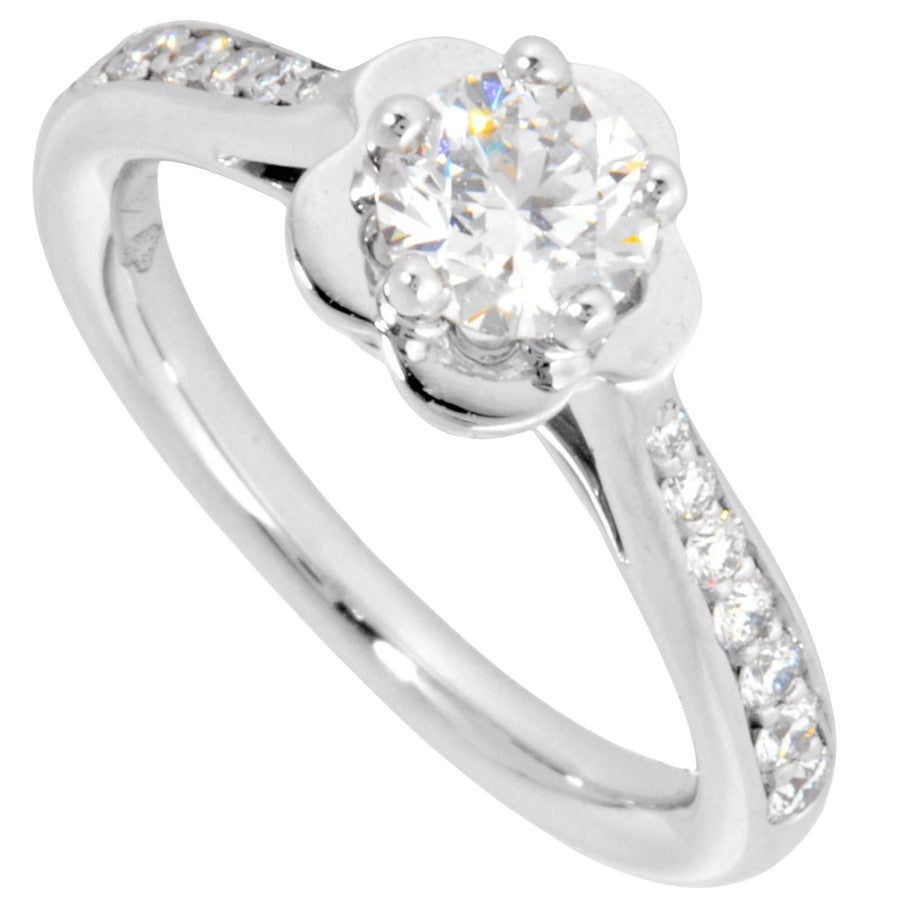 Chanel Diamond Flower Ring